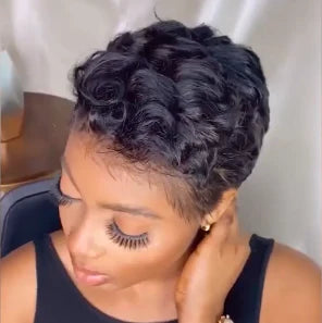 Natural Pixie Cut Bob