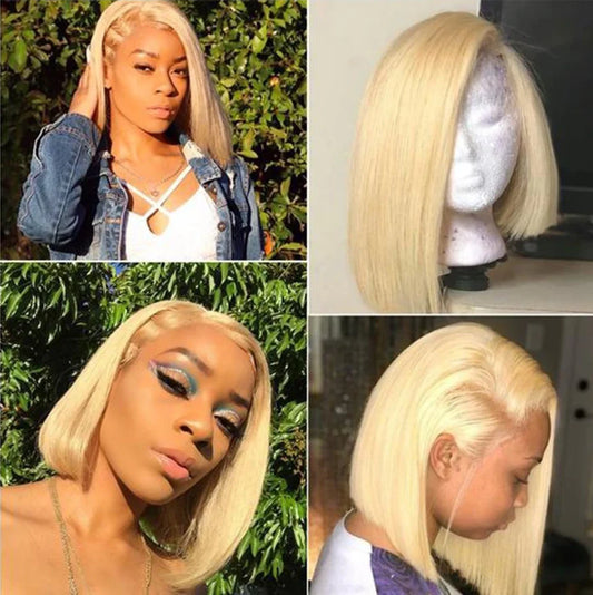 Natural Short Straight Bob