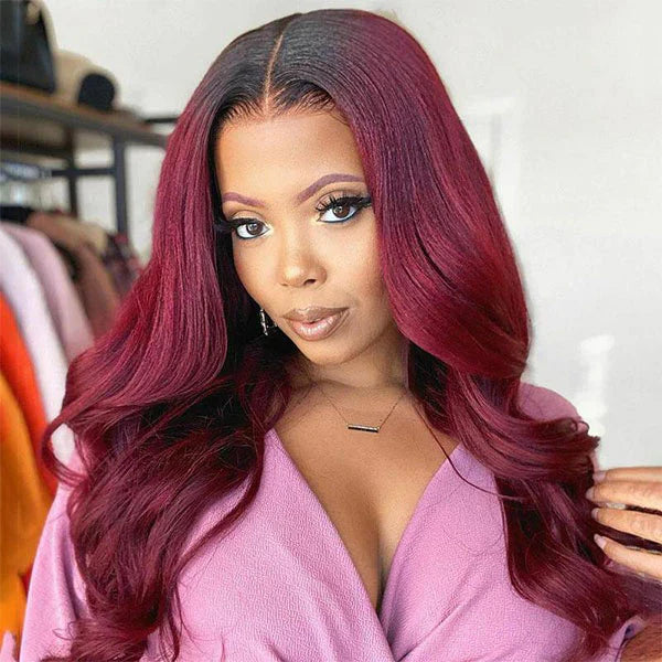 Ombre Burgundy Body Wave