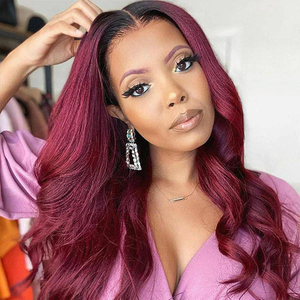 Ombre Burgundy Body Wave
