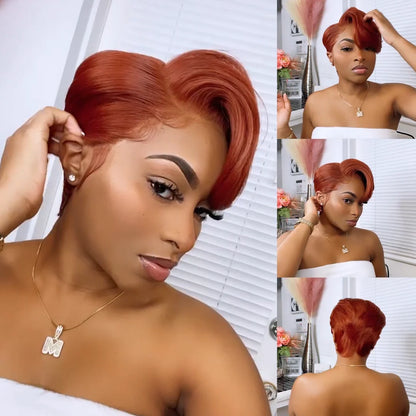 Red Moon Pixie Cut bob