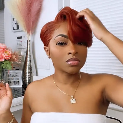 Red Moon Pixie Cut bob